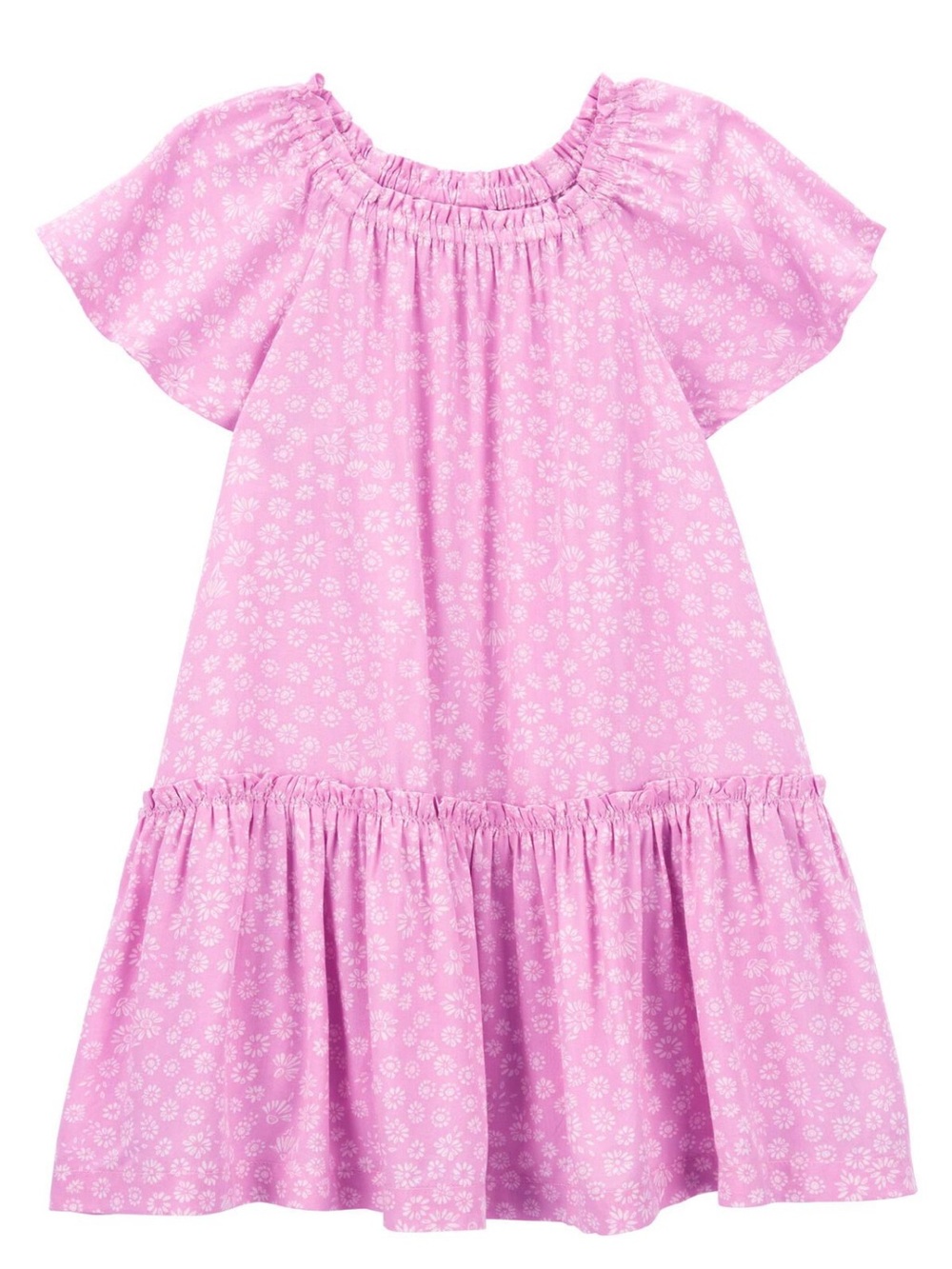 Carter's Toddler Girl's Floral Tiered Ruffle Dress Size 2T